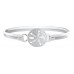 SB5432 SS PETITE SAND DOLLAR CLASP